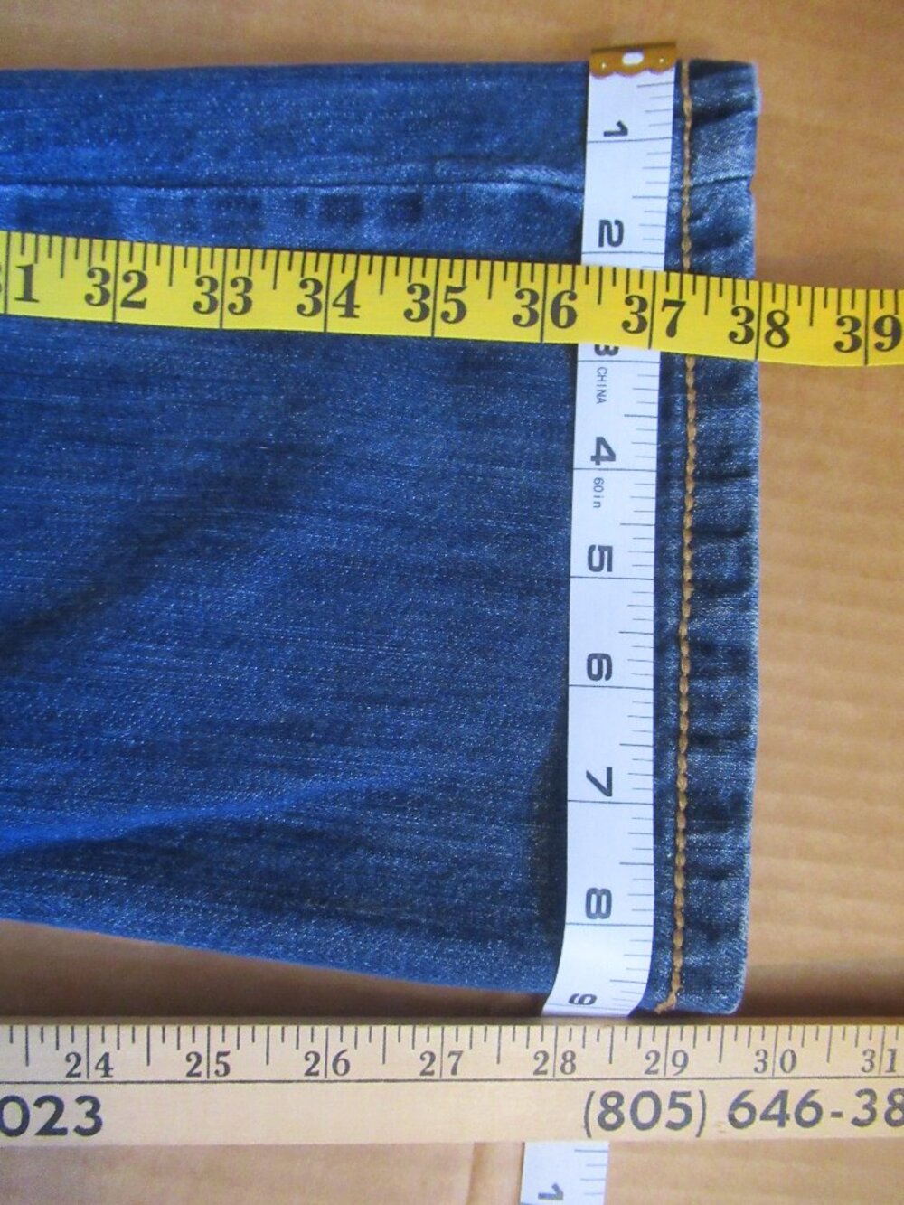 Aeropostale Medium Wash Low Rise Flare Jeans | Size 5/6 Regular - Picture 5 of 11